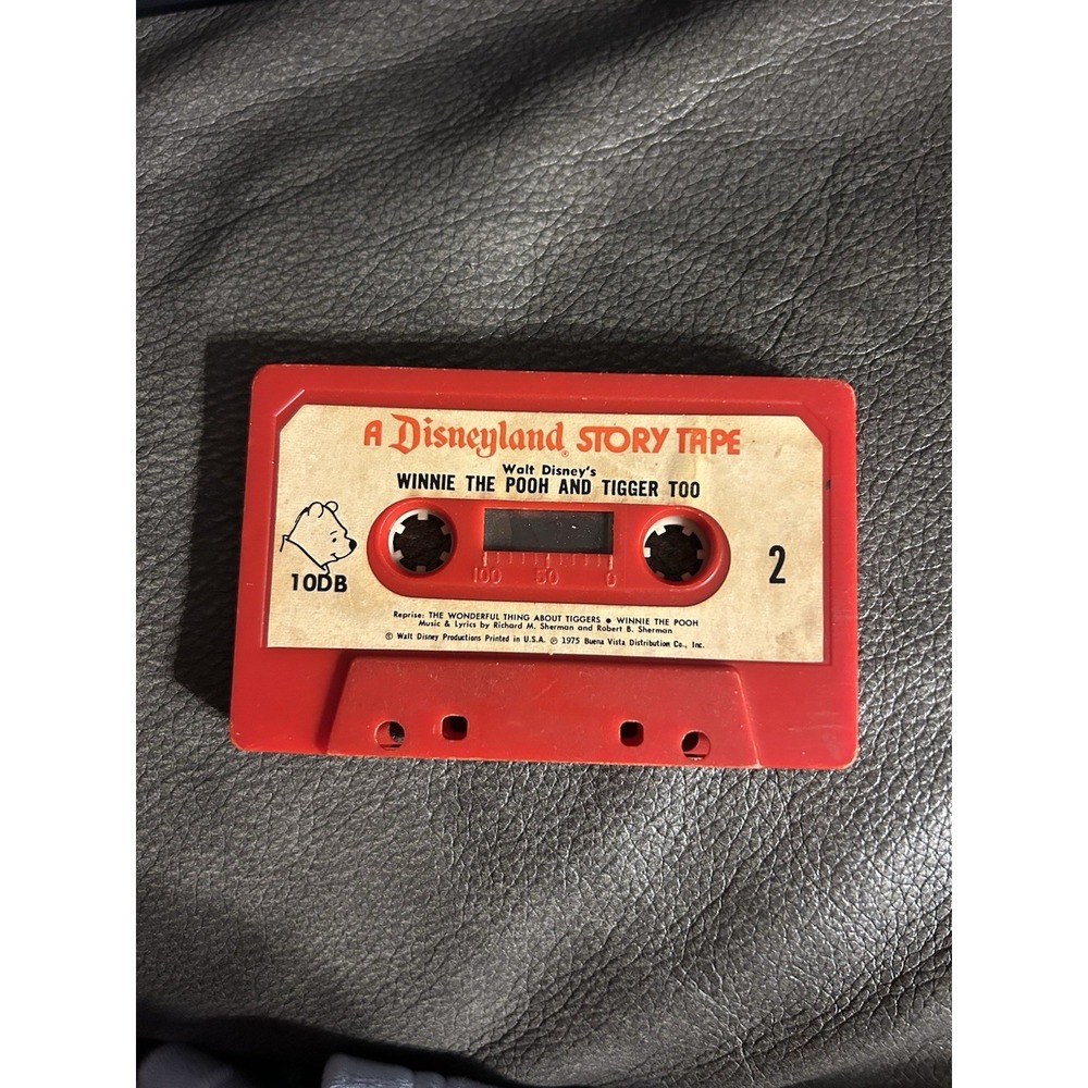Walt Disney Storyteller Winnie The Pooh And Tigger Too Cassette 1975 Children's